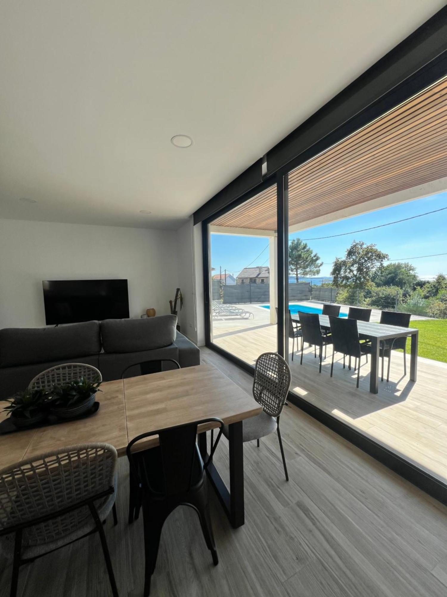 Casa Os Balcons Ria De Arousa Boiro Eksteriør billede