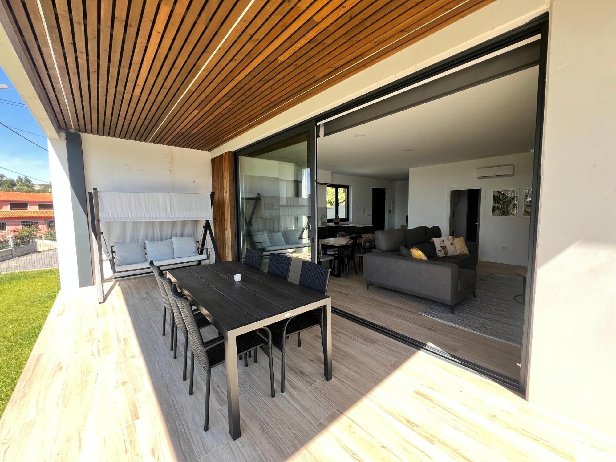 Casa Os Balcons Ria De Arousa Boiro Eksteriør billede